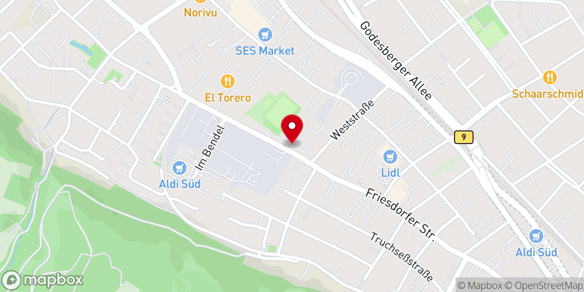 Map showing location of Spanisch-Deutsche Christliche Gemeinde | Bonn