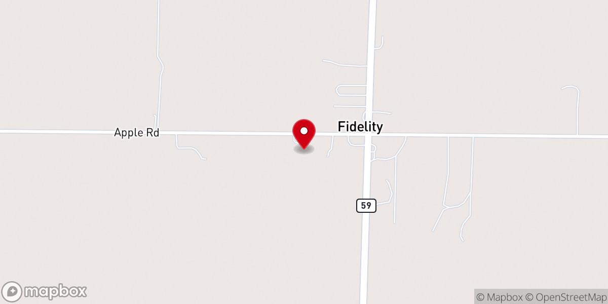 Map showing location of First Pentecostal Church
