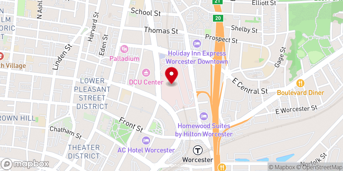 Map showing location of Our Lady of Providence Chapel