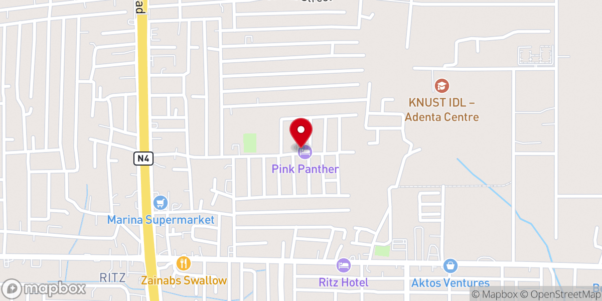 Map showing location of Mega Kharis International Ministries