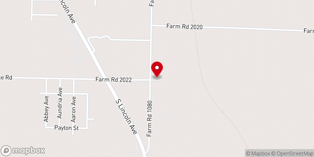 Map showing location of Waldensian Presbyterian Church