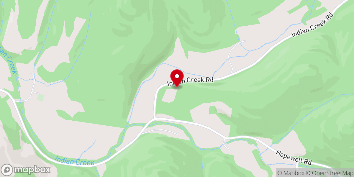 Map showing location of Denny Seminary Church