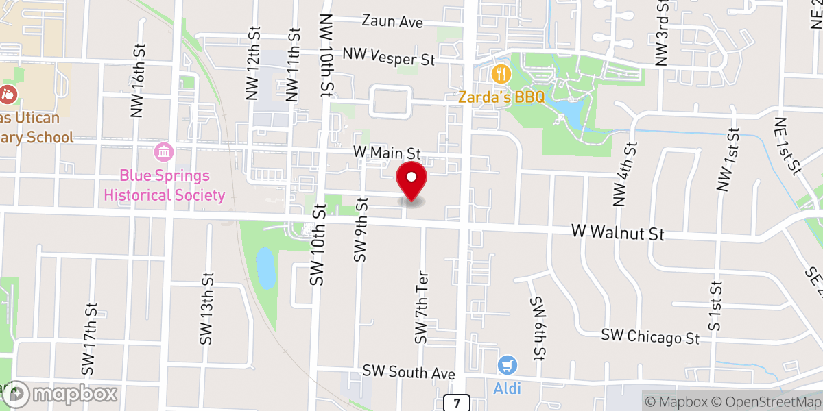 Map showing location of Capernaum Missionary Baptist Church of Jesus Christ