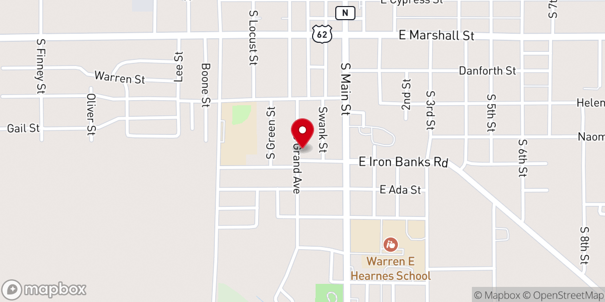 Map showing location of Grand Avenue Seventh-Day