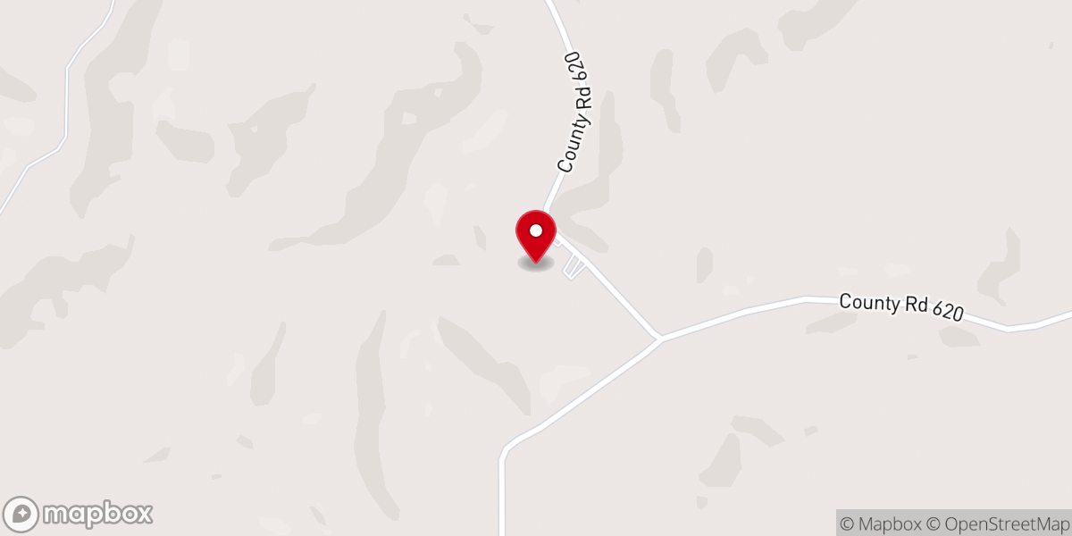 Map showing location of Lone Oak Church