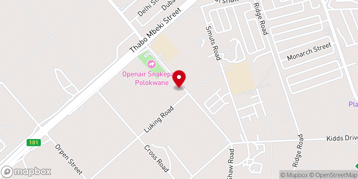Map showing location of IPHC POLOKWANE