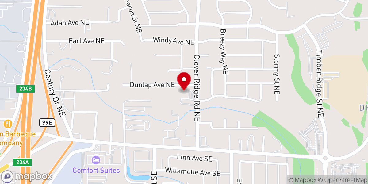 Map showing location of Grace Point - A Church of the Nazarene