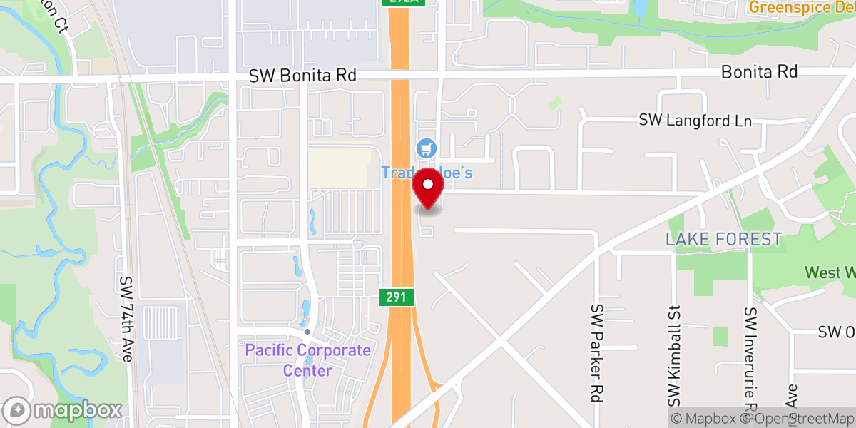 Map showing location of Westside Chapel