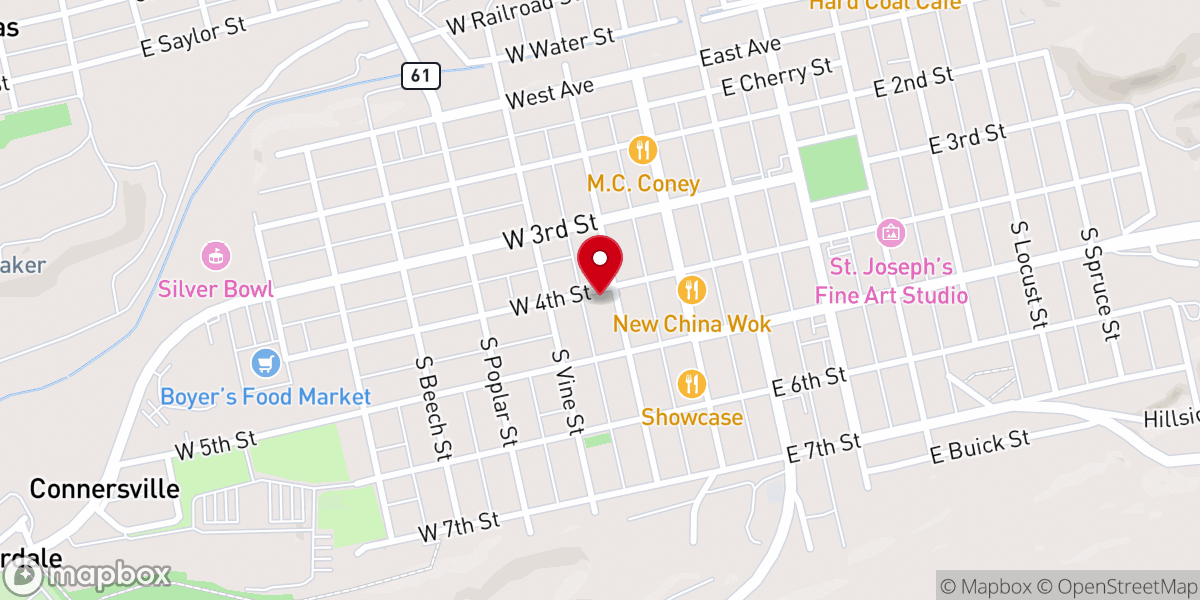Map showing location of Church of the Resurrection Episcopal Mission