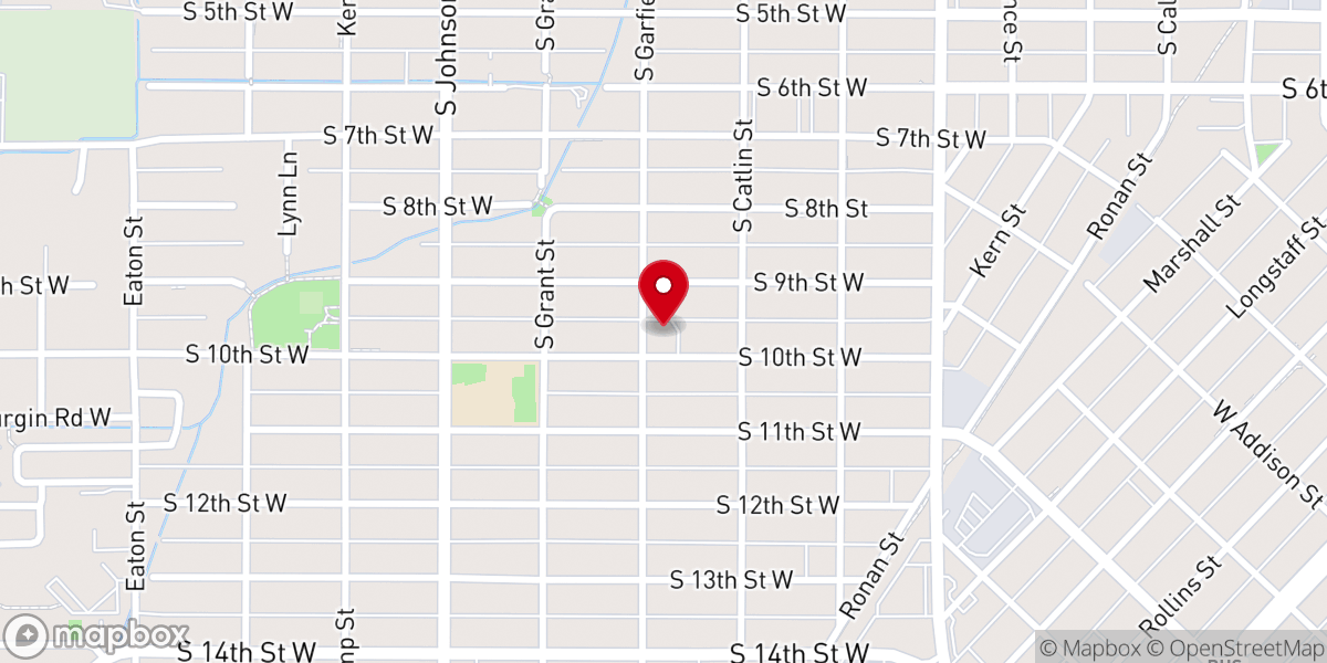 Map showing location of Grace United Methodist Church