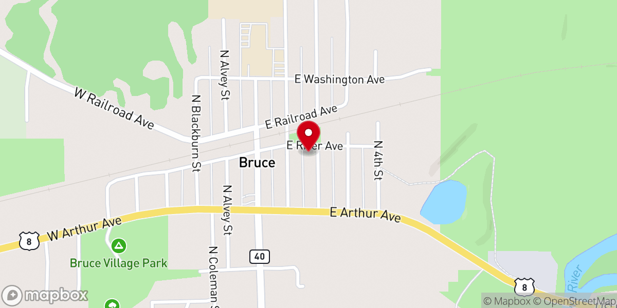 Map showing location of St Mary's Catholic Church