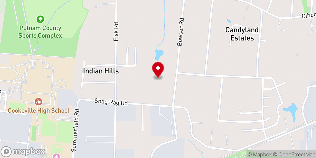 Map showing location of VineBranch Community Church