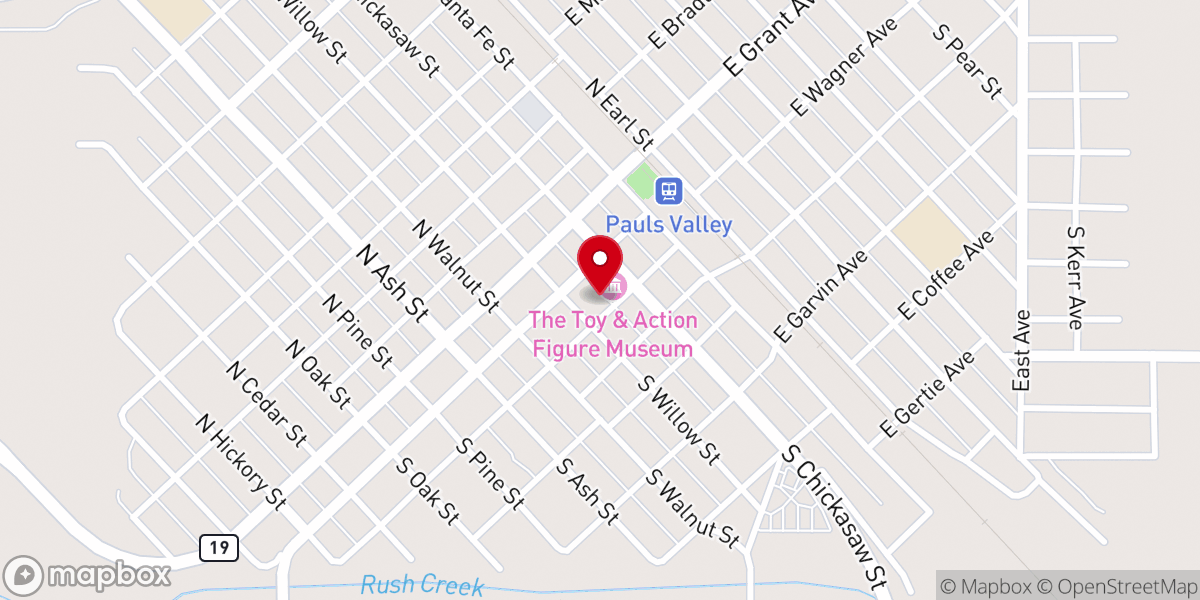 Map showing location of Compassion Church Pauls Valley