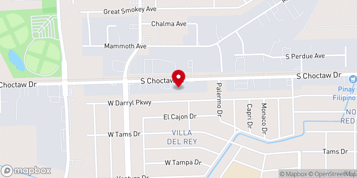 Map showing location of SERVPRO of Central East Baton Rouge Parish