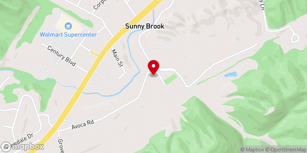 Map showing location of Addilynn United Methodist Church