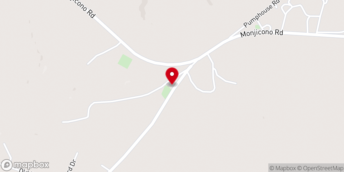 Map showing location of Black Jack Church