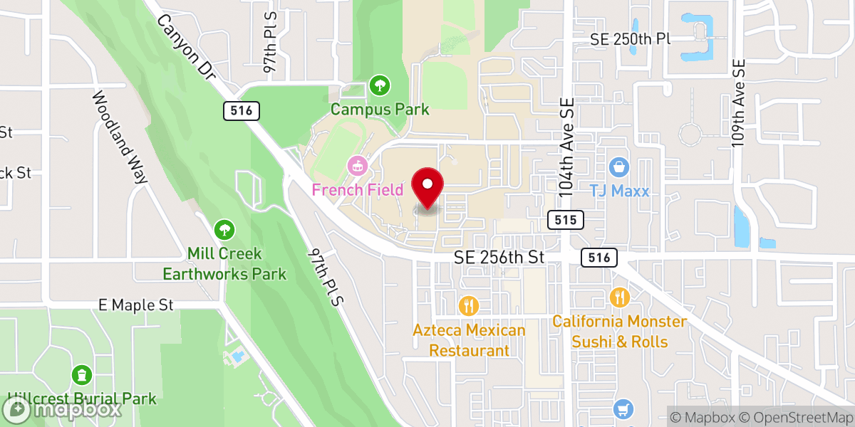 Map showing location of the hotspot church