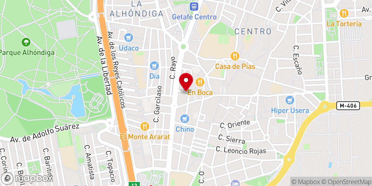 Map showing location of Gaudencio Peluquerías - Estilistas - Alisados - Rizos - Afeitados
