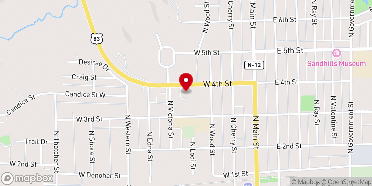 Map showing location of The Church of Jesus Christ of Latter-day Saints