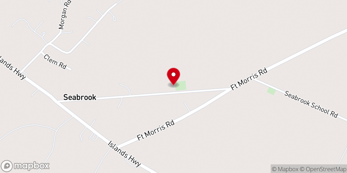Map showing location of Sunbury Missionary Baptist Church