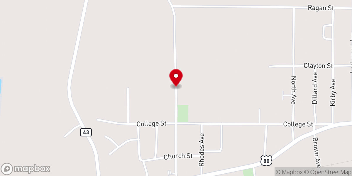 Map showing location of Ever Reaching Community Outreach