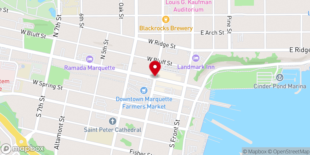 Map showing location of Apostolic Lutheran Church (closed 2012)