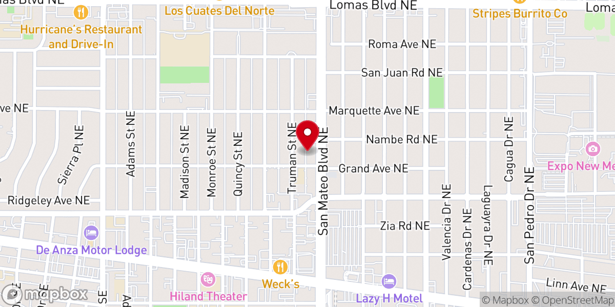 Map showing location of Tabernaculo De Abba Vision De Aguil A