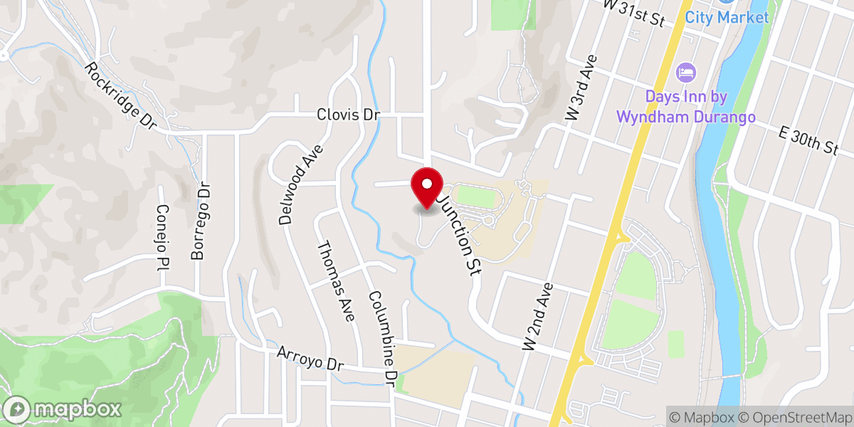 Map showing location of Saint Pauls Lutheran Church