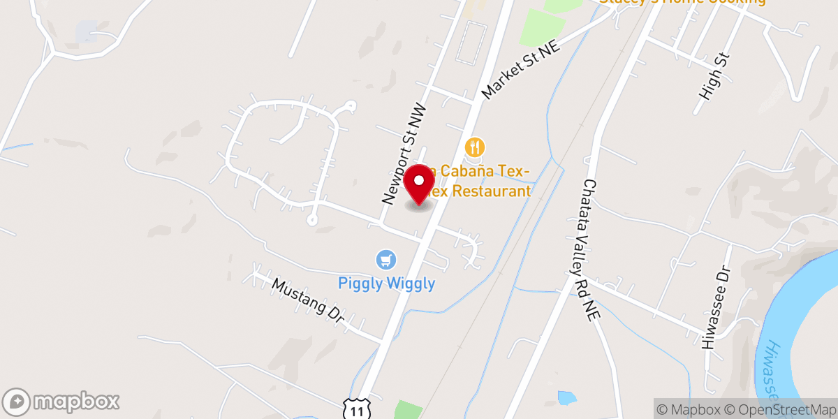 Map showing location of Lighthouse Church International