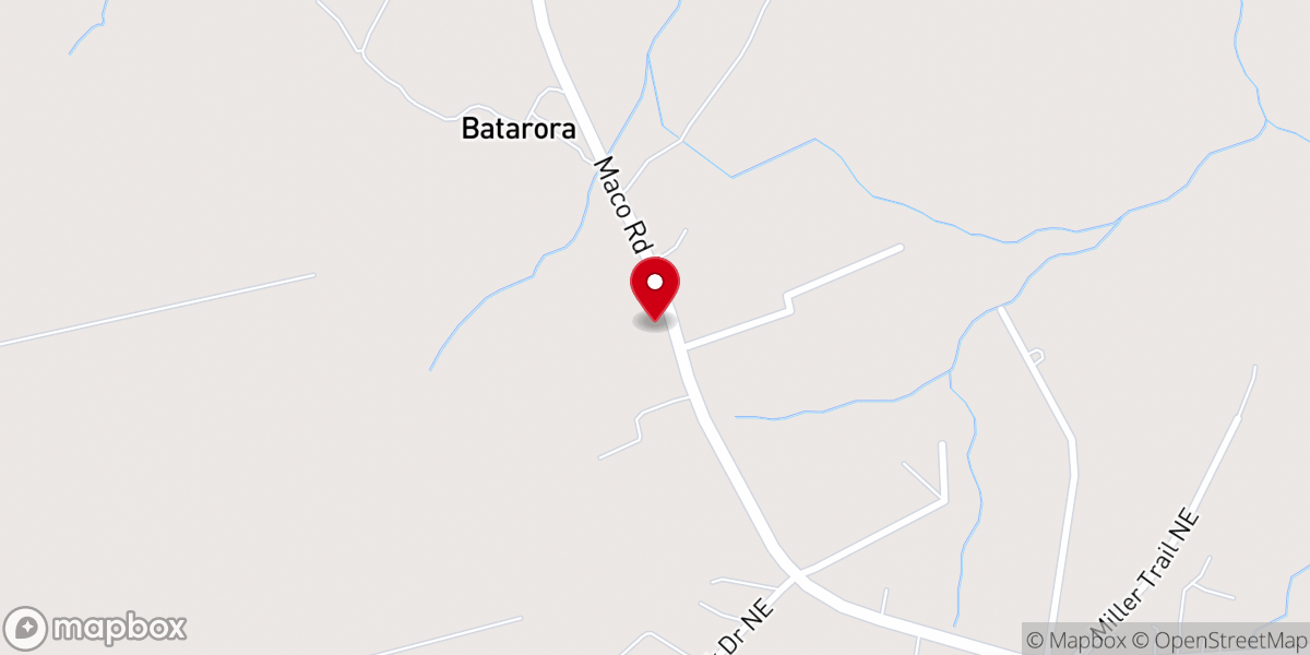 Map showing location of Christian Hope Christian Church