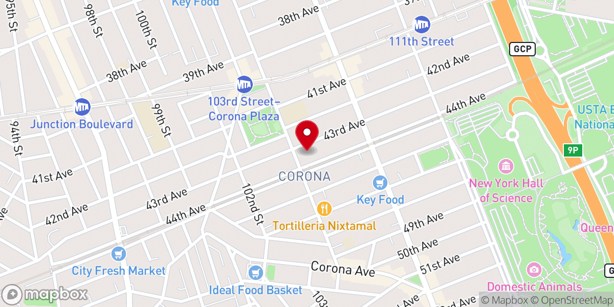 Map showing location of Boon Christian Broadcasting Center Inc