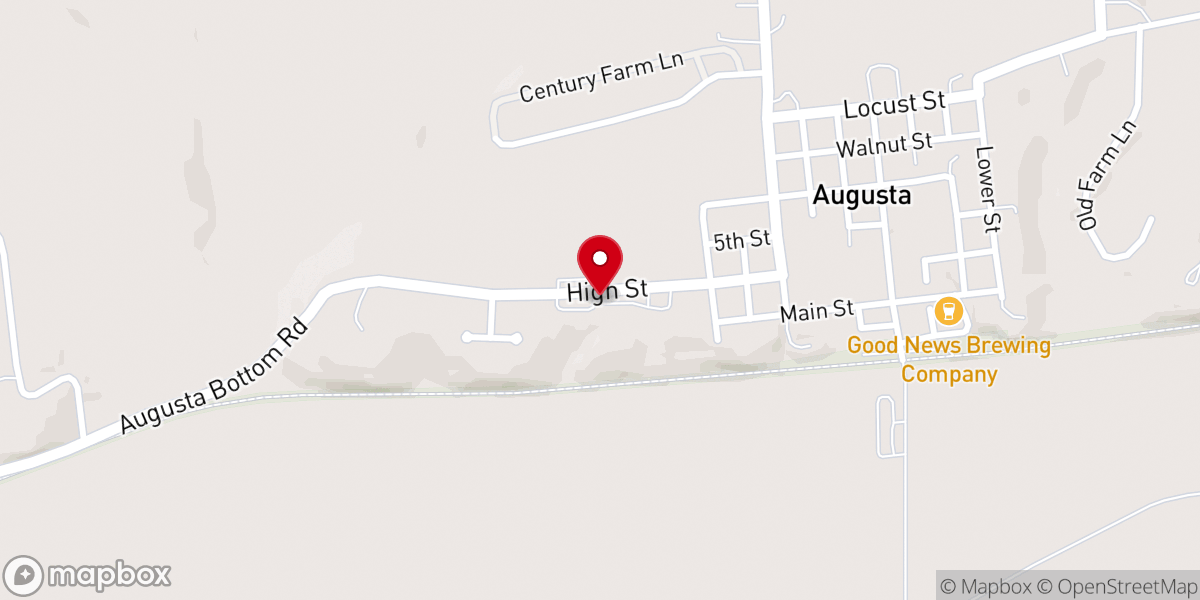 Map showing location of Mount Pleasant Estates