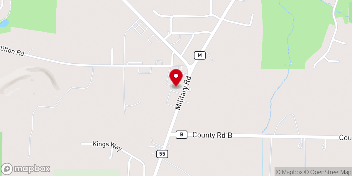 Map showing location of St John Sacred Heart Parish