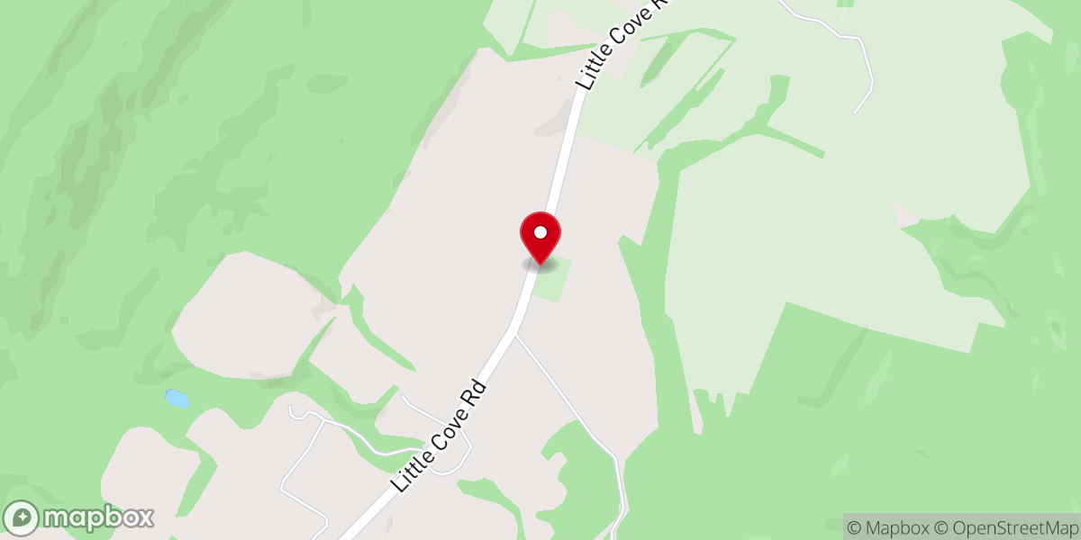 Map showing location of Old stone church