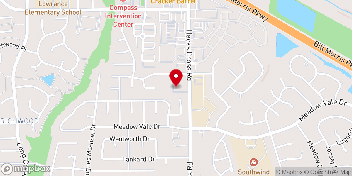 Map showing location of Tabernacle-Praise Christian