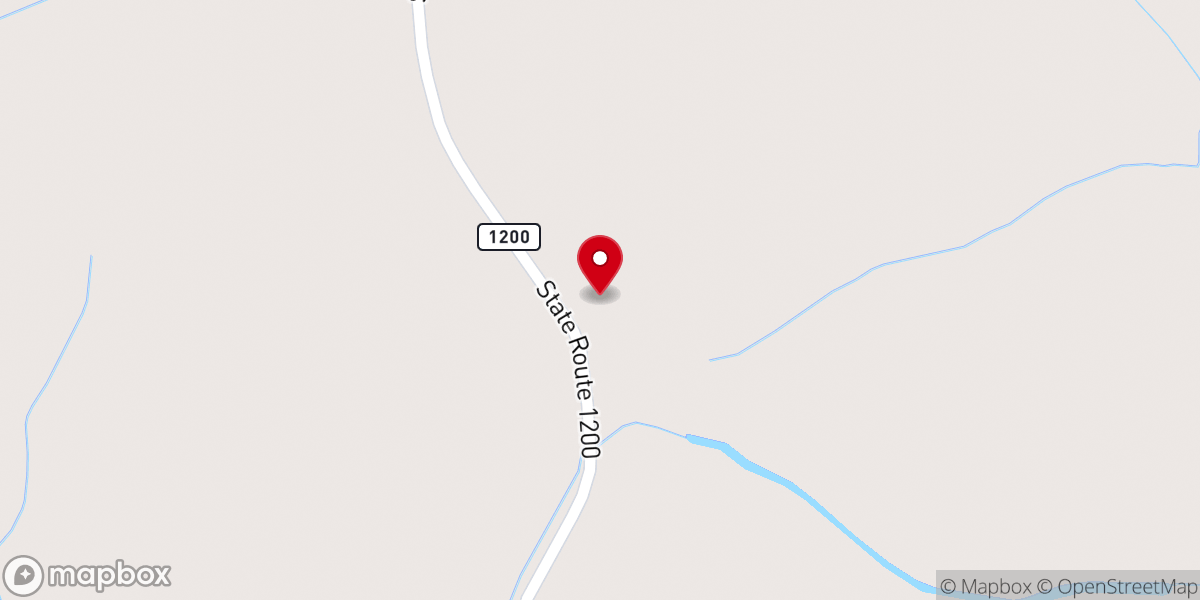 Map showing location of New ST Thomas Baptist Church