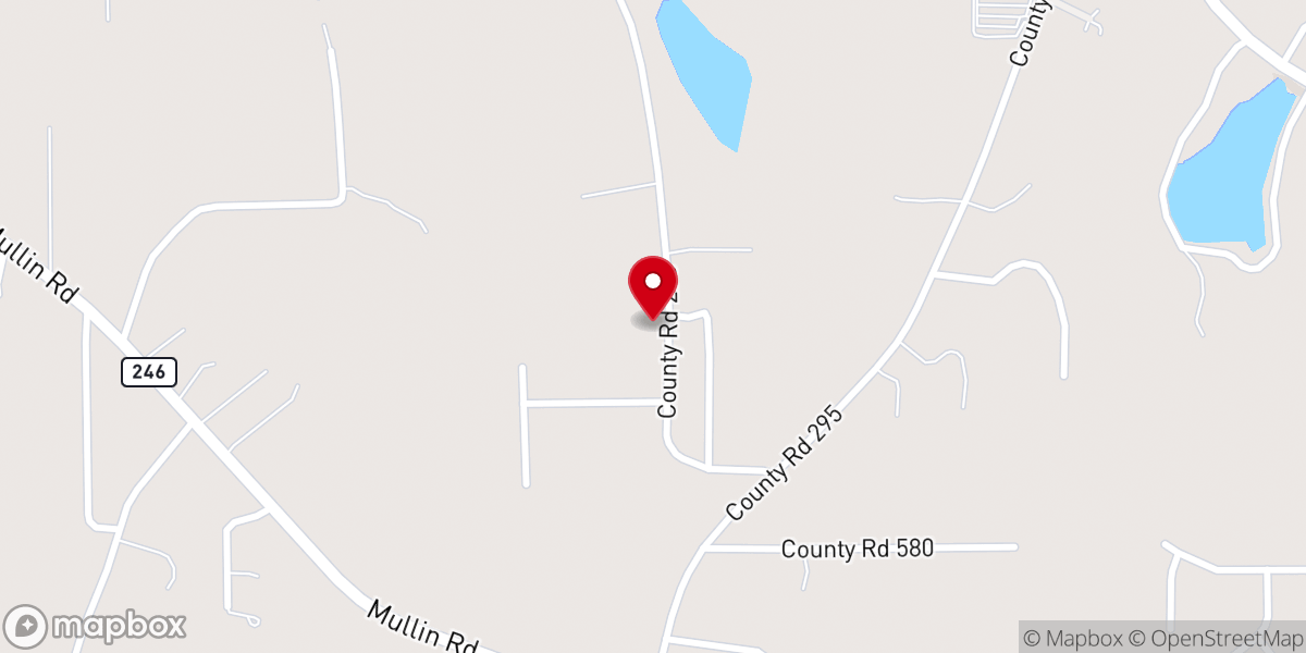Map showing location of New Light Missionary Baptist Church