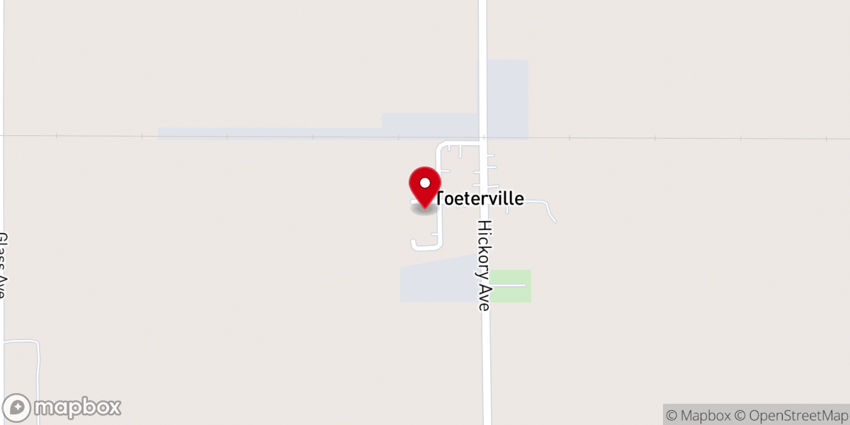Map showing location of St Peter Lutheran Church