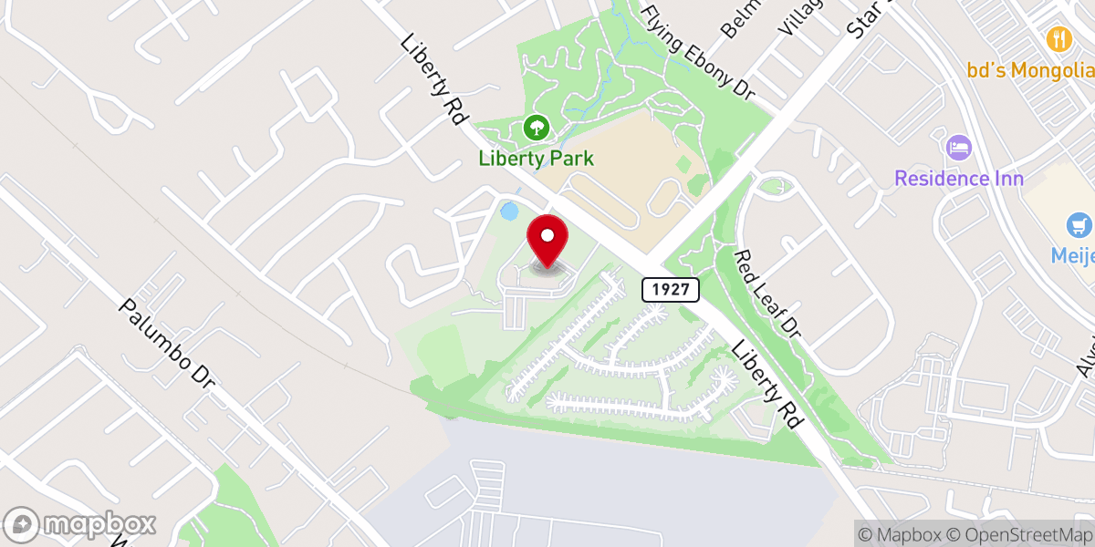 Map showing location of Eastland Church