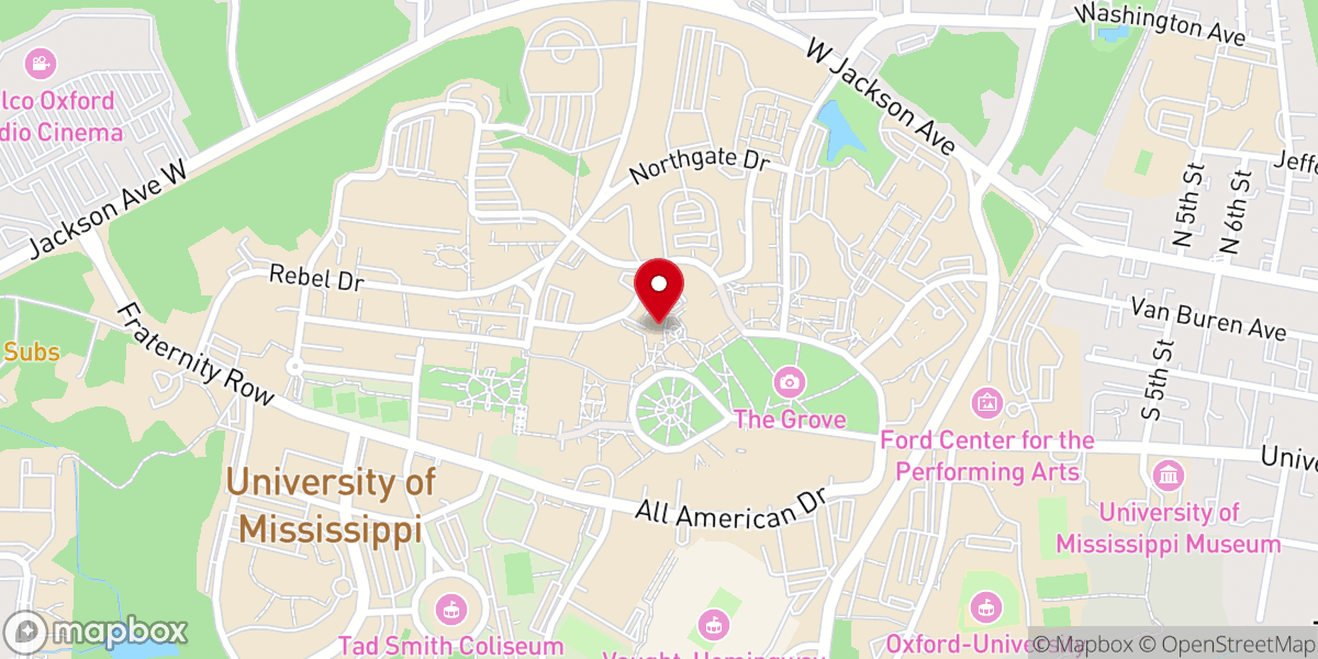 Map showing location of Fulton Chapel