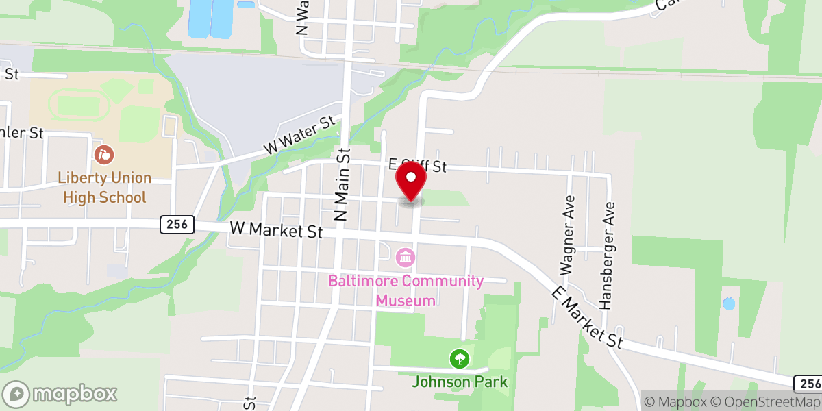 Map showing location of New Beginning Apostolic Church