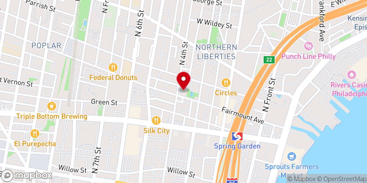 Map showing location of St. Michael the Archangel Russian Orthodox Church