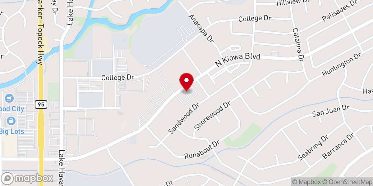 Map showing location of Our Saviour's Lutheran Chapel