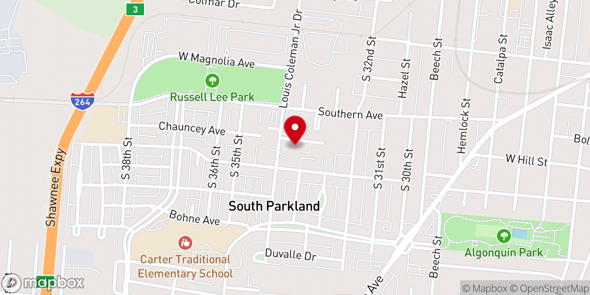 Map showing location of Immaculate Heart of Mary Catholic Church