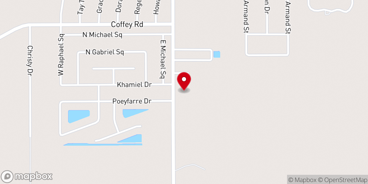 Map showing location of Jubilee Family Church