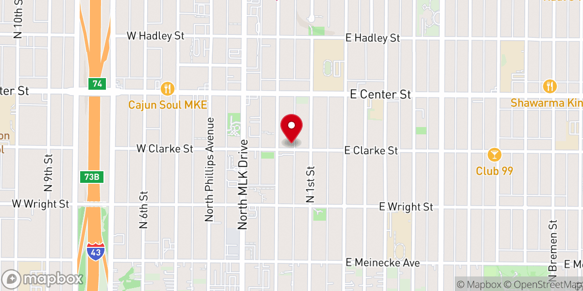 Map showing location of All Peoples Church
