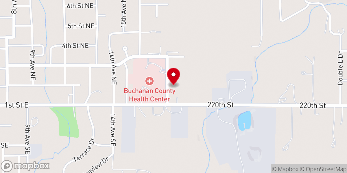 Map showing location of Our Redeemer Lutheran