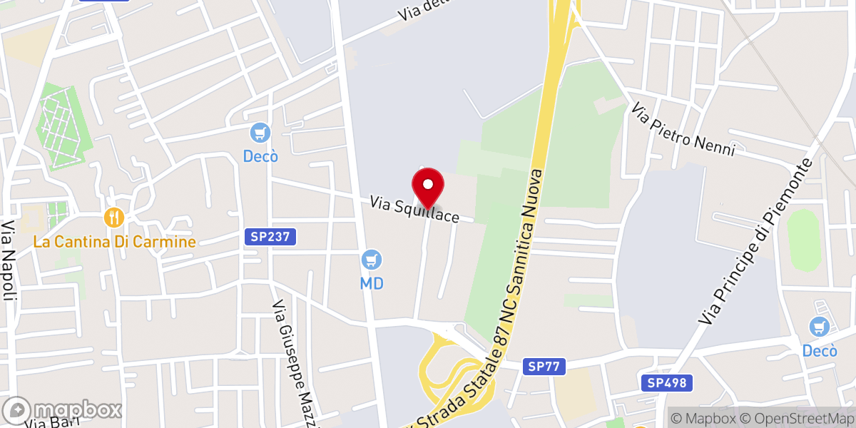 Map showing location of Chiesa Cristiana Evangelica "Nuova Pentecoste"