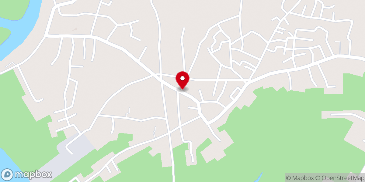 Map showing location of Divine Way Baptist Church