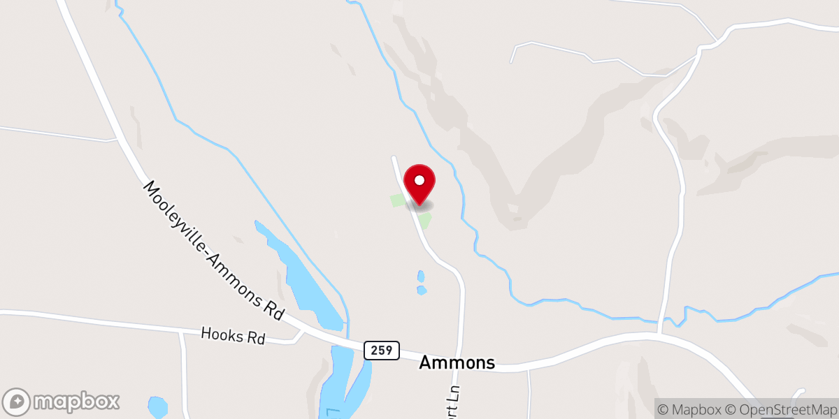Map showing location of English Baptist Church